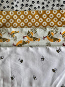 8 Pack Assorted Medium Cotton Wraps 50x50cm