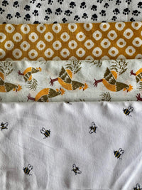 8 Pack Assorted Medium Cotton Wraps 50x50cm