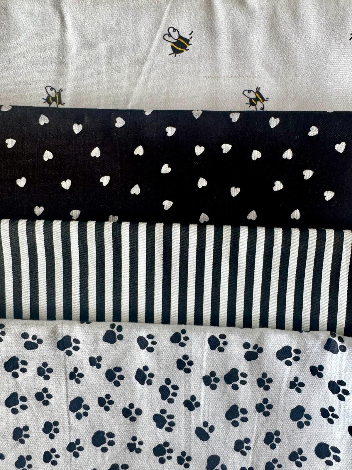 8 Pack Assorted Medium Cotton Wraps 50x50cm