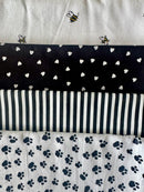 8 Pack Assorted Medium Cotton Wraps 50x50cm