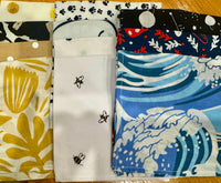 8 Pack Assorted Small Fabric Wraps 30x30 cm